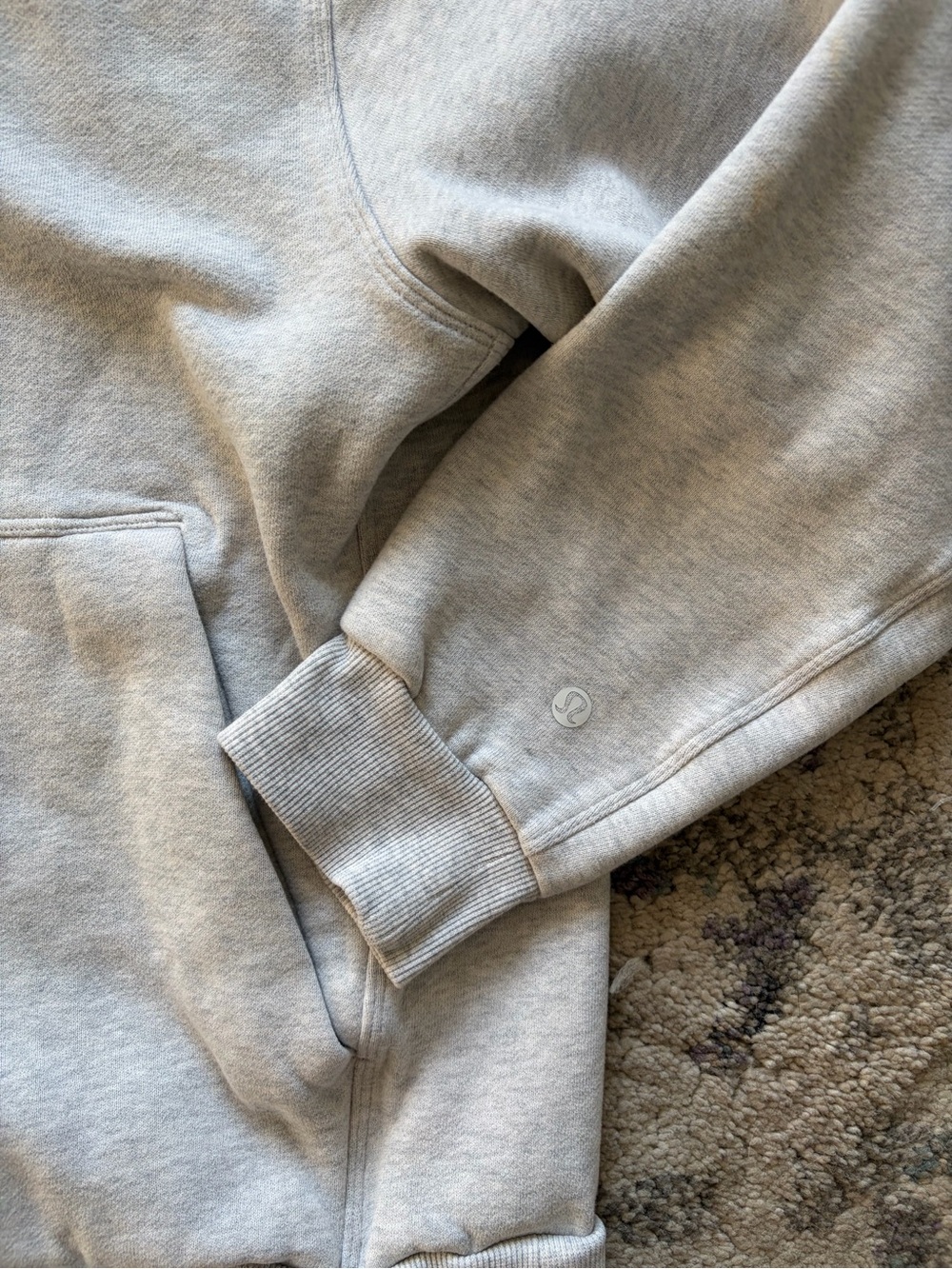 Lululemon Light Grey Hoodie - Picture 3 of 5